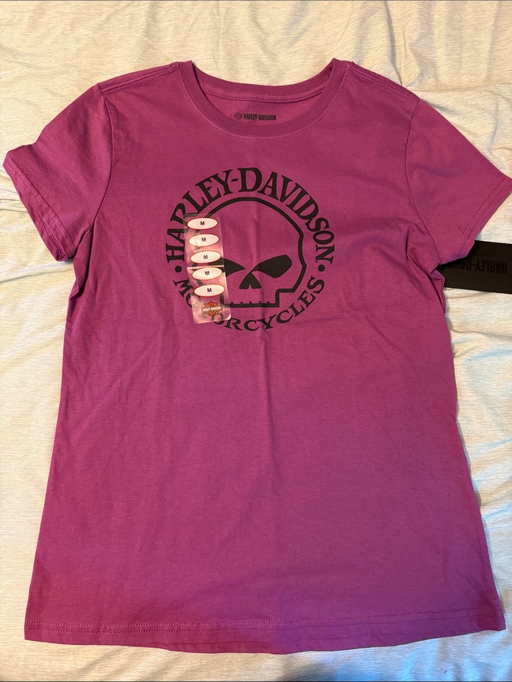 NWT Harley-Davidson Skull Logo Short Sleeve Tee
